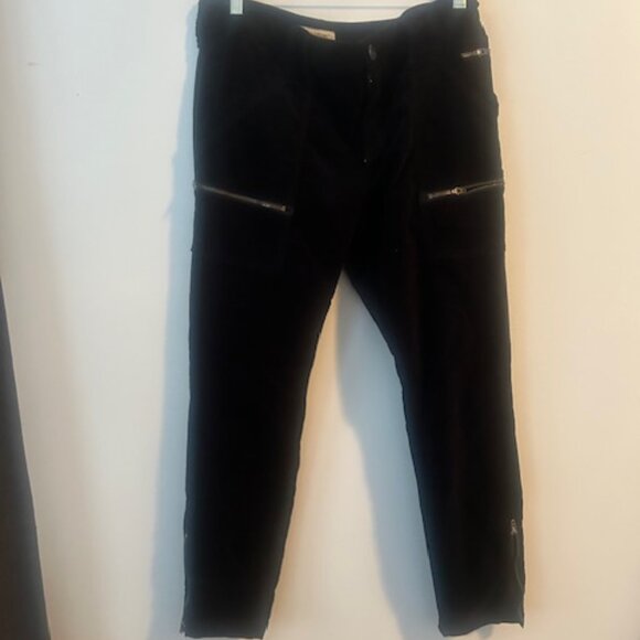 Joie Jeans Black Park Skinny 7 pocket cargo pants, size 29 - Picture 1 of 7